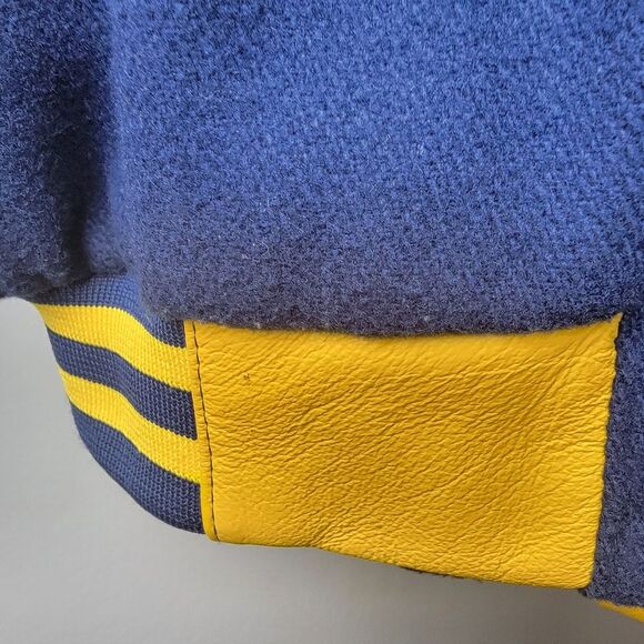 Indiana Pacers Vintage Y2K Pro Player NBA Varsity Bomber Jacket Wool Blend Large - Picture 10 of 15